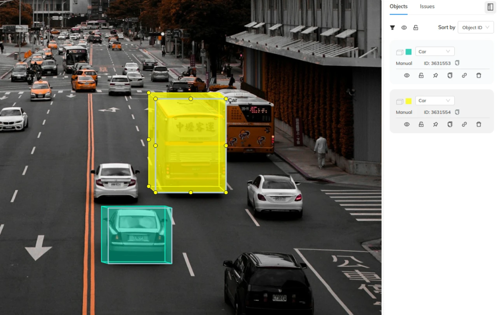 The ability of a car’s computer vision system to detect objects may be compromised by high-resolution data containing millions of data points. Employ 3D cuboid annotation in data to discern the driving environment to avoid collisions as accurately as possible.